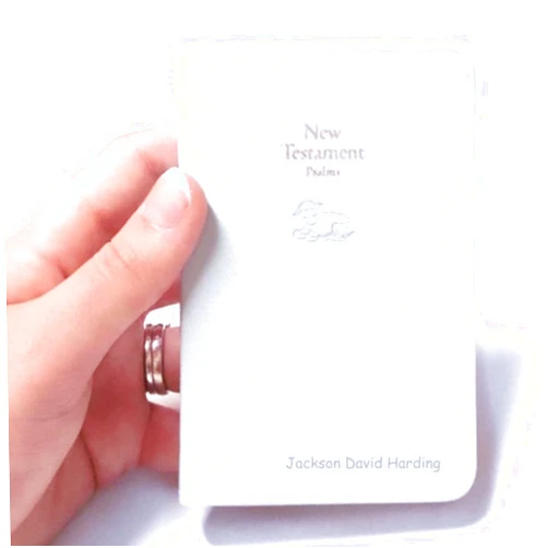 PACIDOODLE Personalized Engraved Baby Bible (Blue)