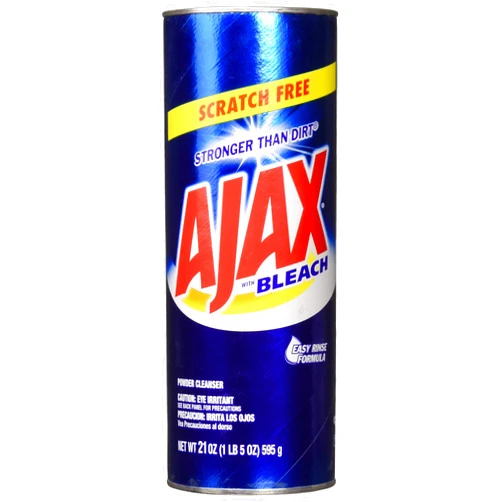 Ajax Powder Cleanser with Bleach, 21oz (595g) Pack of 2