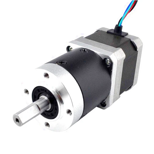 STEPPERONLINE 20:1 High Precision Planetary Gearbox Nema 17 Geared Stepper Motor L=39mm for CNC Milling Lathe Router Engraving Machine