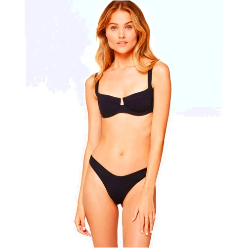 L*Space Whiplash Bikini Bottom in Black | Size XS