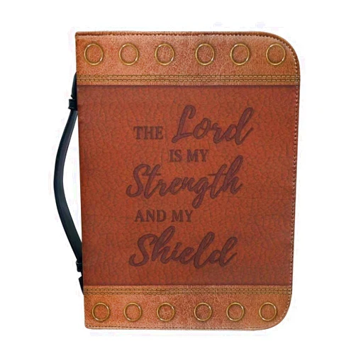 Qznuberone Bible Covers,PU Leather Bible Carrying Case with Handle,Multi-Functional for Bible Study/Daily Use,Zippered Case