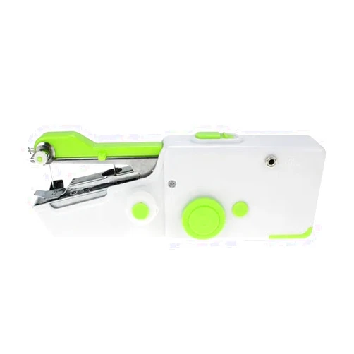 SubsOL Mini Sewing Machine Handheld Portable Electric Sewing Machine with Bobbin for Needlework Handwork Home Travel Sewing Accessories(Green)