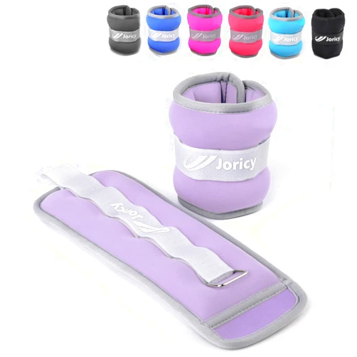 JORICY Ankle Weights A Pair of 1/2/3/4/6/8/10/12/20 LBS Wrist Leg Arm Weights for Women Men Kids Child with Adjustable Straps, Strength Weighted for Jogging Running Walking Fitness Gym Workout