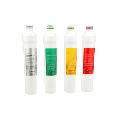 Watts Premier RO Pure Plus 4-Pack Filtration Kit for 4 Stage Pure Plus/Zero Pure Plus Reverse Osmosis System, Push Button Water Filter Replacement, Sediment Filter, Carbon Pre-Filter, VOC, Membrane