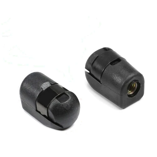 Fielect 2pcs M8 Female Thread PA66A5 Gas Spring End Fitting Black Gas Spring Connector Generator Accessories