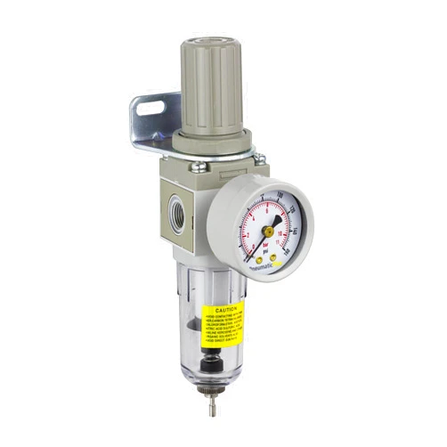 PneumaticPlus SAW2000M-N02BG Miniature Compressed Air Filter Regulator Combo Piggyback 1/4