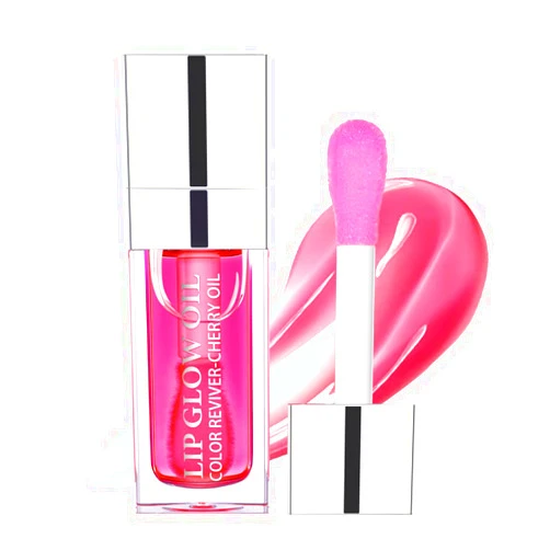 Weekbox Hydrating Lip Glow Oil, Moisturizing Lip Glow Oil, Nourishing Glossy Transparent Lip Oil, Plumping Lip Oil, Lip Balm, Non-sticky Tinted Toot Lip Balm for Lip Care