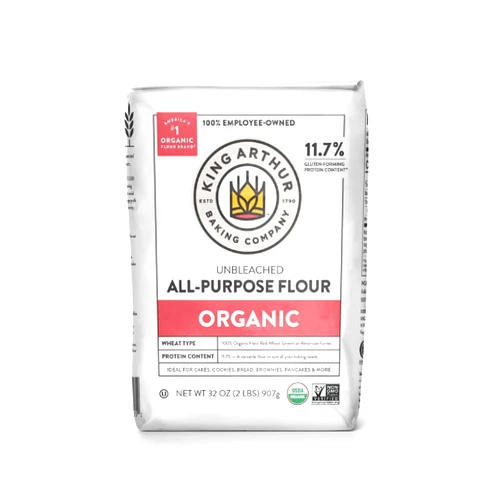 King Arthur Flour Organic Unbleached All Purpose Flour - 2 lbs