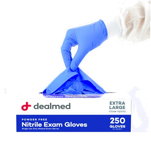 Dealmed Nitrile Medical Grade Exam Gloves