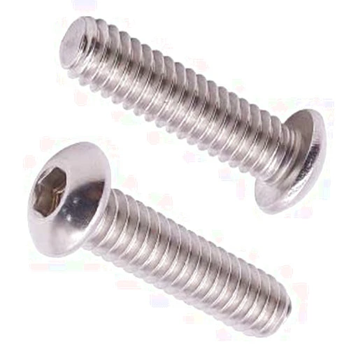 AOESIN M3-0.5 x 10mm (100 pcs) Button Socket Head Cap Screws, Hexagon Head, Allen Hex Drive, 304 Stainless Steel 18/8, ISO 7380