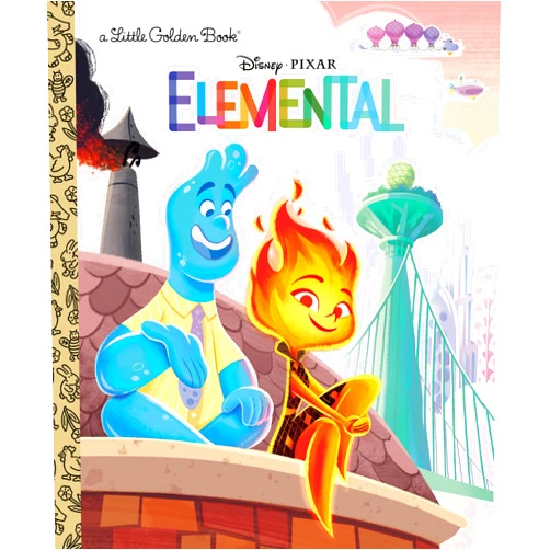 Golden Books,Disney Storybook Art Team Disney/Pixar Elemental Little Golden Book (Disney/Pixar Elemental)