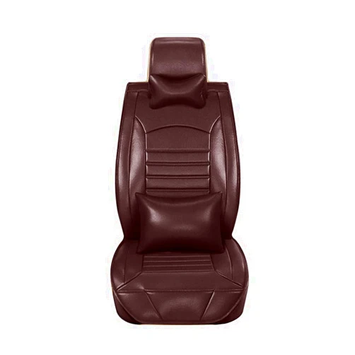 Gullivery Car Seat Cover for 7Series NewEnergy 740le xdrive 5-Seats Protection Soft Waterproof Full Set PU Leather Car Front+Rear Seat Pads Black Coffee Luxury 9PCS