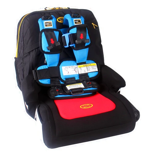 Safe Traffic System, Inc. TravelSmarter Belt Positioning Booster Seat/X-Small Blue Vest