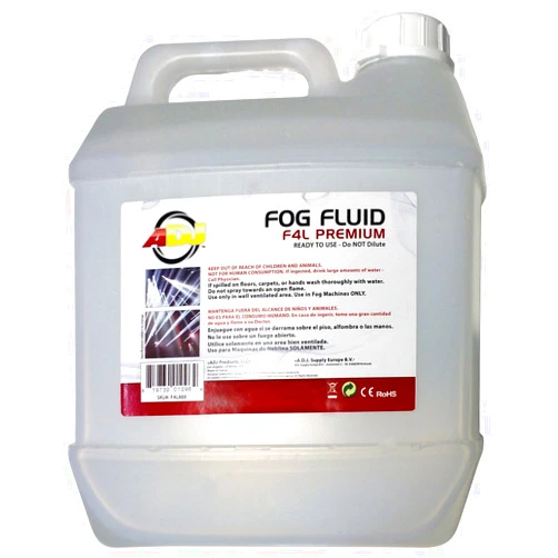 ADJ Products, F4L Premium Fog Juice, Safe Long-Lasting Fog Juice (4 Liter)