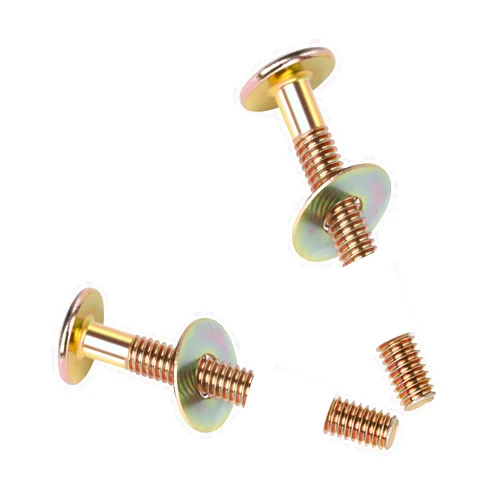 StLiSuYmx 2PCS Universal Toilet Seat Screws Replacement Kit, Premium Steel Toilet Seat Bolts with Metal Washers and Plastic Nuts, Toilet Lid Screws for Fixing The Top