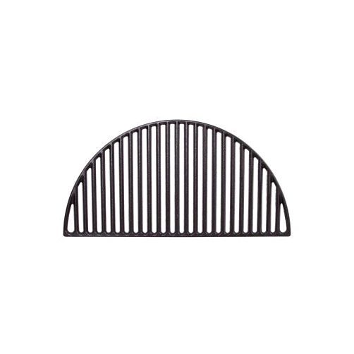 Kamado Joe Durable Half-Moon Cast Iron Cooking Grate with Grill Grate Lifter for Classic Joe 18-inch Charcoal Grill and Smokers in Black, Model KJ-HCICG
