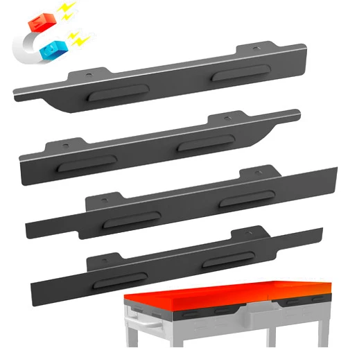 Raineiut Upgraded Wind Guard for Blackstone Griddle 28 Inch Griddle Lid Accessories 5015 Magnetic Stainless Carbon Steel Tool Holder Screen Protect Flame Hold Heat Fit Hood