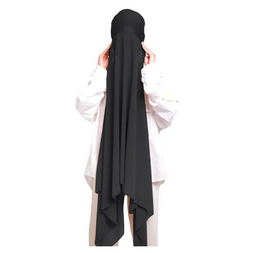 Lina & Lily Muslim Chiffon Instant Hijab Head Scarf with Matching Tie Back Jersey Undercap
