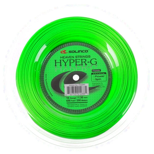 Solinco Hyper-G (16-1.30mm) Tennis String Reel (660ft/200m)