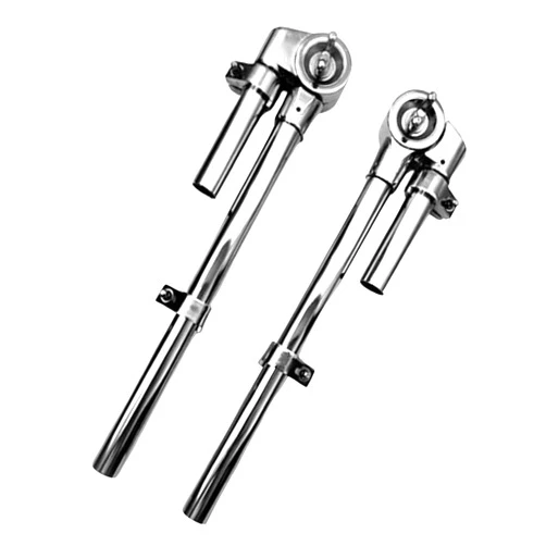 Vaveren 2Pcs Tom Drum Holder Bracket Stable Durable Lightweight Stand Mount Strong for Tom Drum Percussion Instrument