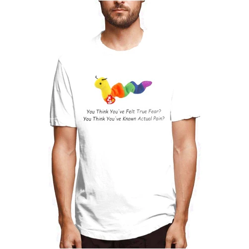OERUJIO You Think You've Felt True Fear You Think You've Known Actual Pain Classic T-Shirt Cotton Shirt White