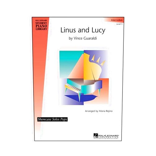 Mona Rejino,Vince Guaraldi Linus and Lucy: Level 5 - Intermediate Showcase Solos Pop Sheet