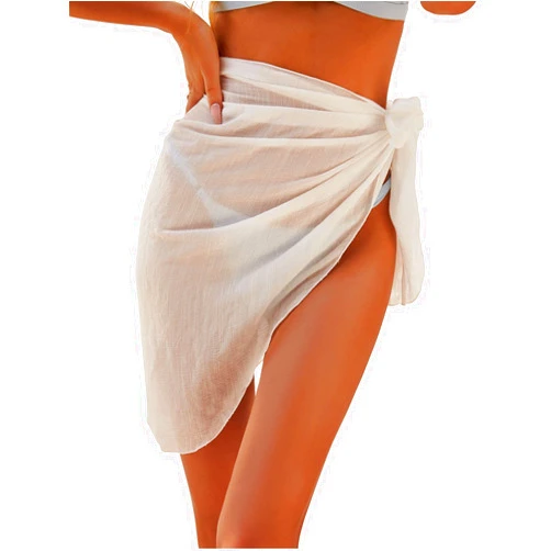 ZAFUL Women's Sarong Coverups Beach Wrap Sheer Bikini Wraps Chiffon Cover Ups for Swimwear