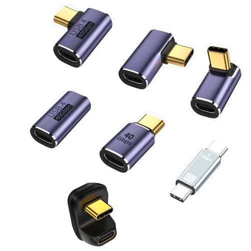 APEXSUN 7 Kinds of USB C Adapters Kit,24 Pins Type C Connector Support Thunderbolt 4/3,USB 4.0, PD100W Quick Charge,40Gb/s Data Transfer,8K Video Output Compatible with MacBook and More USB C Devices