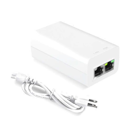 PROCET PoE System Gigabit PoE+ Injector 30W IEEE802.3at/af Compliant, Supplies PoE(15.4W) or PoE+(30W) Power Over Ethernet Distances Up to 328ft, PoE Injector Adapter for Camera/Access Point/IP Phones, EN30GT