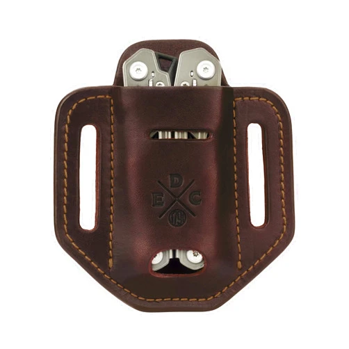 1791 EDC Multitool Sheath, American Leather, Multitool Pouch for Belts, Compatible with Heavy Duty Leatherman, SOG and Gerber