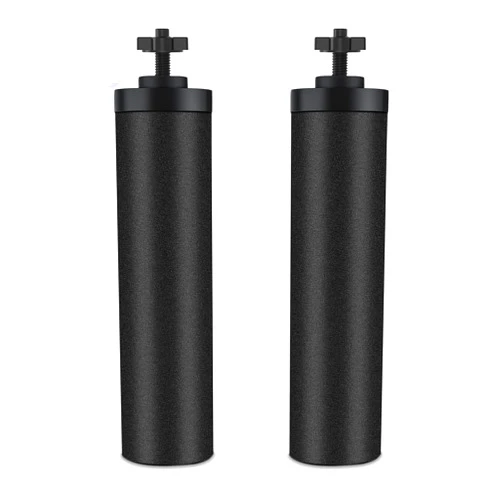 Airkitrep Water Filter Replacement for Berkey, Black Purification Elements, Activated Carbon Filters, Compatible with Berkey Gravity Water Filter System, Pack of 2