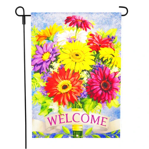 LAYOER 12.5 x 18 Inch Home Garden Flag House Double Sided Spring Summer Flowers Decorative Banner Yard Outdoor(13 x 18 Inch)