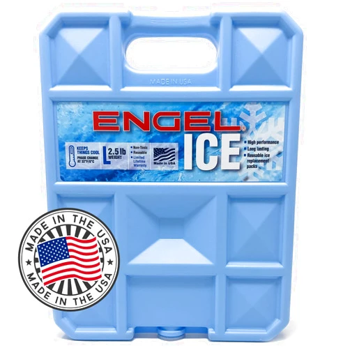 ENGEL 32°F Cooler & 5°F Freezer Packs - Made in The USA - Ice Packs for Boating, Fishing, Camping & Food Storage. The Perfect Non-Toxic Safe Replacement for Regular Ice or Dry Ice.