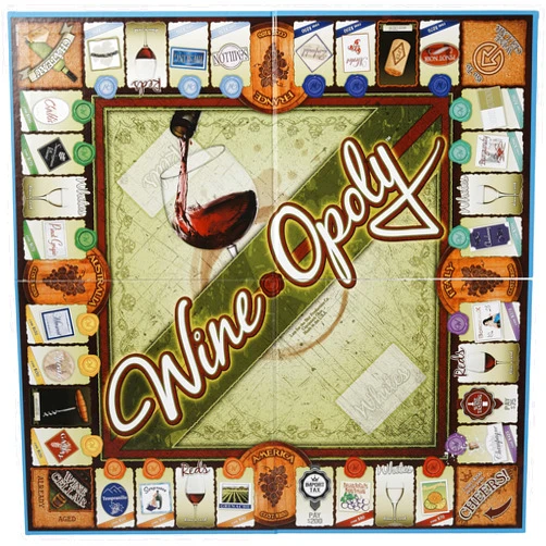 Late for the Sky Wine-Opoly Monopoly Board Game