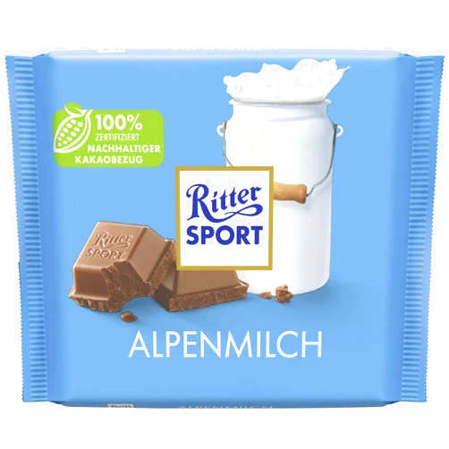 Ritter Sport Alpine Milk-Pack of 3
