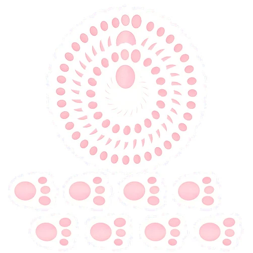 AhfuLife Easter Bunny Paw Print, 60 PCS Paper Garden Lawn Decorations, Rabbit Floor Footprints Decoration for Children Garden Outdoor Yard Lawn Signs Party Decorations Birthday Party Supplies