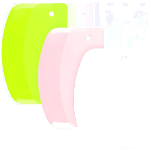 SURDOCA Hard Bench Scraper Dough Scraper - SURDOCA 5.31x3.64'' Plastic Pastry Cutter Dough Cutter Bread Cutter bread making tools, Cake Scraper Bowl Scraper Pastry Scraper Baking Supplies, Green+Pink+White