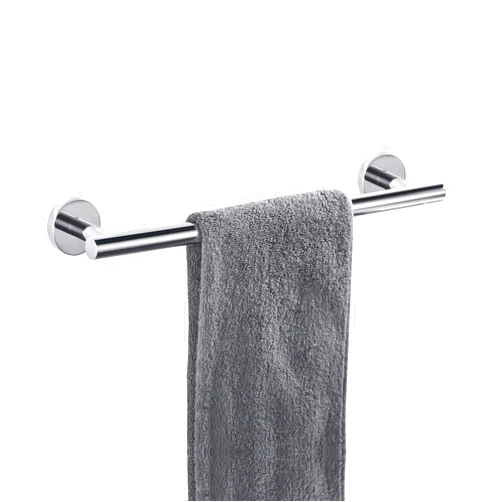 Nolimas Polished Chrome Bath Towel Bar Single Bars Towel Rack Rod Classic Wall Mounted Stainless Steel Bathroom Towel Bar Toilet Kitchen Towel Shelf Single Layer,16inch