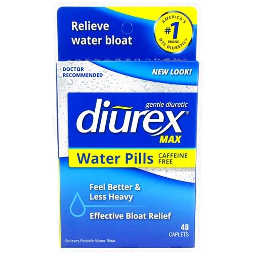 Diurex Store Diurex Max - Maximum Strength Caffeine-Free Diuretic Water Pills - Feel Better and Less Heavy
