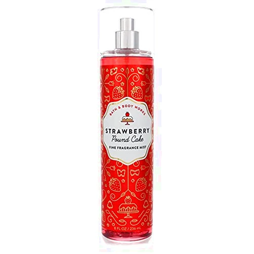 N\C Strawberry pound cake perfume body mist 8 oz body mist dreamlike smell experience perfume for women [Happy shopping]