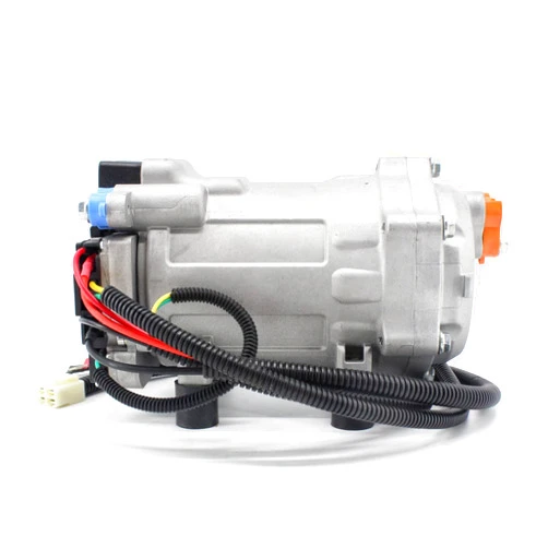 NEKPOKKA Automotive Air Conditioner Compressor, Air Conditioner System DC Electric Compressor, New Energy Air Conditioner Battery Powered Integrated Compressor DIY Modification (12V)