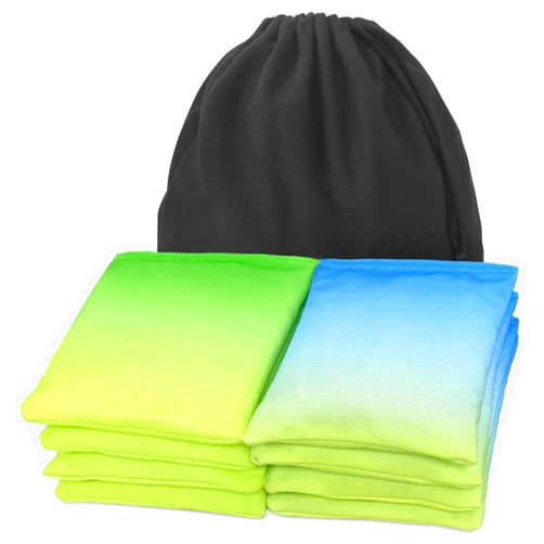 PetGirl Cornhole Bags, Gradient Corn Hole Bags Set of 8, Cornhole Bean Bags, Cornhole Bags for Tossing Game