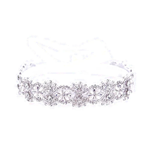 HONGMEI Wedding Belt Sparkly Rhinestone Bridal Sash Pearl Wedding Accessories for Women and Girls