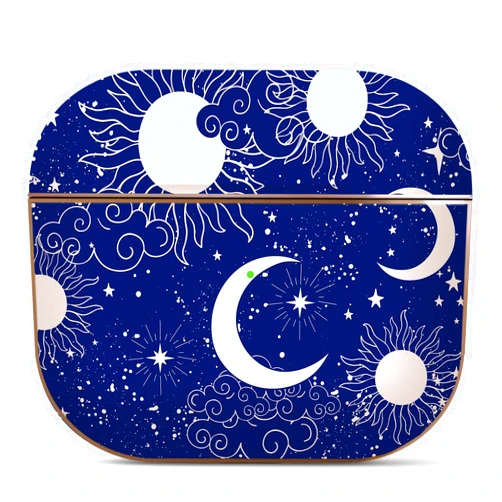 Berkin Arts Compatible with AirPods Pro 2nd Generation Case Ultra Slim Protetive Cover with Keychain Space Art Cosmic Night Background