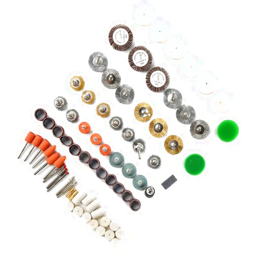 Phefop Accessories for Electric Grinders, Set of 145 Pieces, in Use for Deburring, Suitable for Tool Enthusiasts