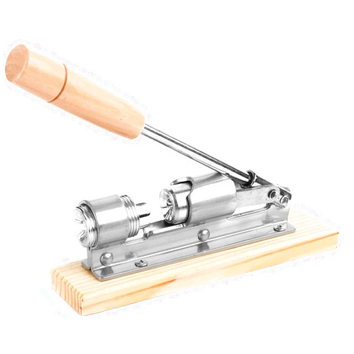 Anwenk Nutcracker Heavy Duty Nut cracker Pecan Cracker Walnut Cracker Plier Opener Tool Desktop Wood Base & Handle (Updated)