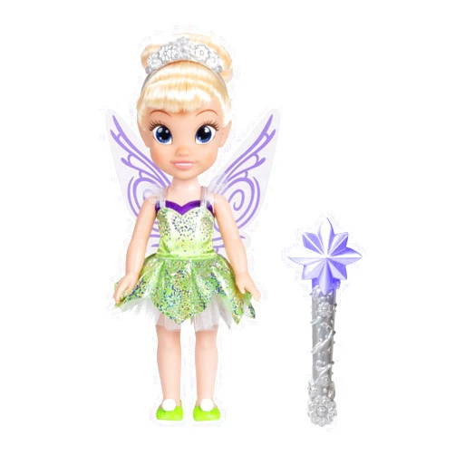 Disney Princess Disney Faries Disney 100 Tinker Bell Doll with Light-Up Wand, 14 Inches Tall, Disney 100 Anniversary Celebration