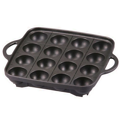 Iwatani Takoyaki Grill Pan , Medium, Black