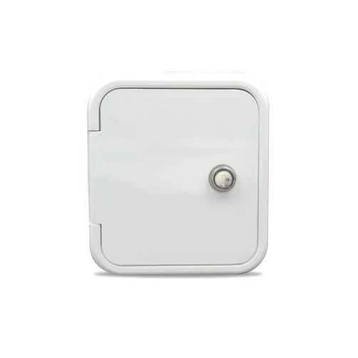 Thetford|B&B Molders RV Replacement Parts and Accessories Camper Gravity Water Inlet Fill Hatch for 1 1/4 inch or 1 3/8 inch Connections Polar White PN 94251