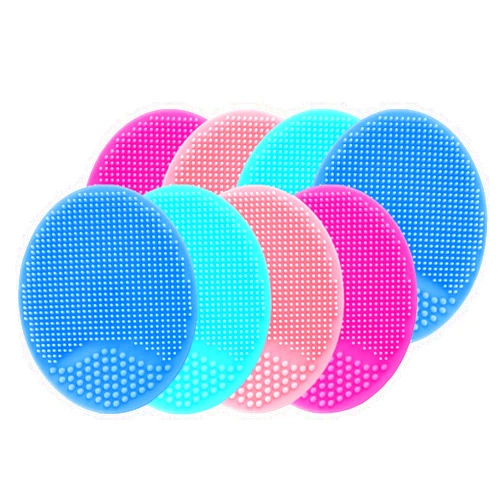 Generic 8 Pack Facial Scrubbers,Pore Refining Soft Silicone Facial Cleansing Brush - Gently Exfoliate & Massage for Deep Pore Cleaning and Exfoliation